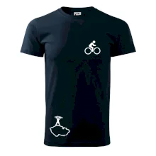 Mapa ČR + kolo na prsu Mapa ČR + kolo na prsu