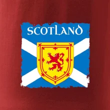 Škótska vlajka s erbom leva