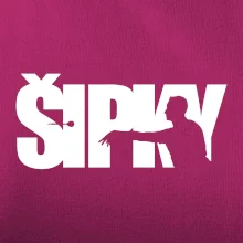 Šípky - nápis so šípkarom