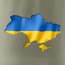 Ukrajina vlajka mapa Ukrajina vlajka mapa