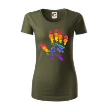 LGBT hand print