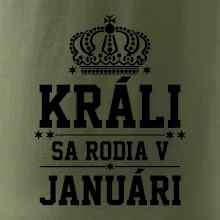 Králi sa rodia v januáry