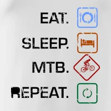 Eat sleep MTB repeat