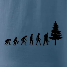 Evolúcia drevorubač - píla a strom