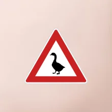 Dopravná značka - Pozor hus