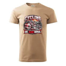 Bicykel medzi horami eat sleep repeat