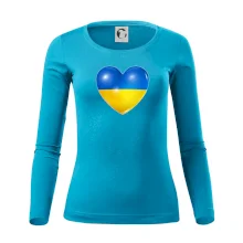 Ukrajina srdce vlajka Ukrajina srdce vlajka