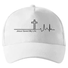 Jesus Saved My Life kríž ekg Jesus Saved My Life kríž ekg