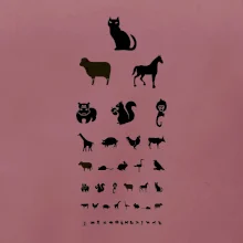 Očný test zvieratká