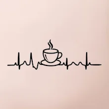 EKG hrnček kávy EKG hrnček kávy