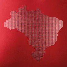Mapa Brazílie body