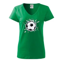 Futbalová lopta v triku Futbalová lopta v triku
