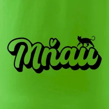 Mňau nápis