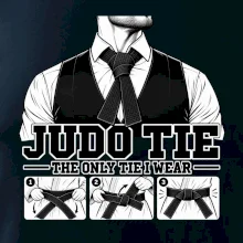 Judo tie jediná kravata