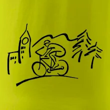 Cyklista na výlete Cyklista na výlete