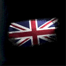 Britská vlajka ohryzené Britská vlajka ohryzené