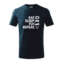Eat sleep fly repeat Eat sleep fly repeat