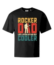 Rocker dad like a regular dad but cooler