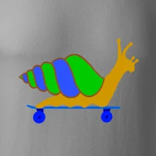 Šnek na skateboardu (Moňas)