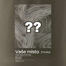 Vaše miesto - vrstevnice v obdĺžniku