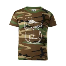 Futbalová lopta kopačka jedným ťahom Futbalová lopta kopačka jedným ťahom