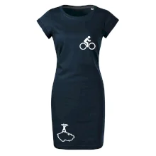 Mapa ČR + kolo na prsu