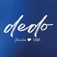 Dedo - tričko menami detí písacie písmo