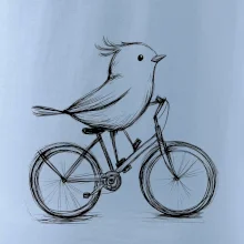 Vtáčik na bicykli