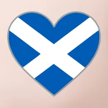 Škótske srdce na prsník