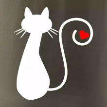 Zamilovaná mačka chvostík