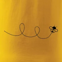 Dráha letu včely - slučka