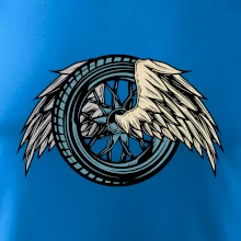 Moto koleso s krídlami