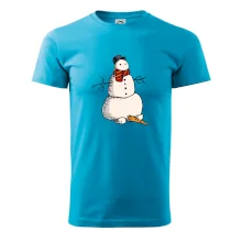 Snehuliak so spadnutým nosom