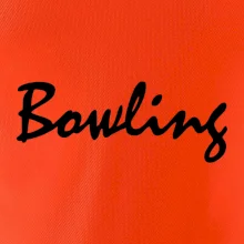 Bowling nápis písacie