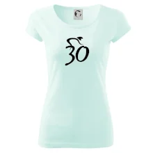 Cyklista oslavuje tridsiatku (30)