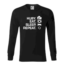 Huby Eat Sleep Repeat Huby Eat Sleep Repeat