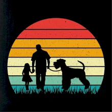 Bradáč a otec s dcérou Bradáč a otec s dcérou