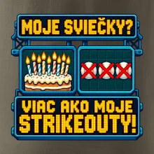 Moje sviečky viac ako moje strikeouty