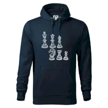 Šachové figúrky kreslené