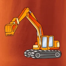 Bager bez nápisu oranžový