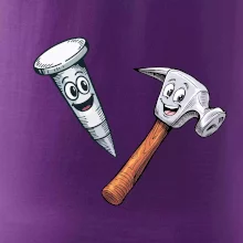 Parové tričko - Kladivo a klinec