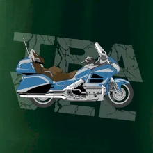 Cestovná motorka Amerika modrá