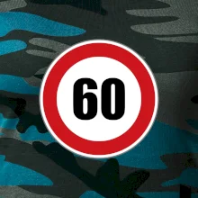 Dopravná značka - obmedzenie rýchlosti 60