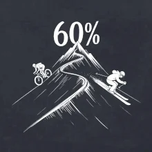 Narodeniny cyklista a lyžiar 60