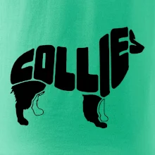 Border kólia písmo v tele