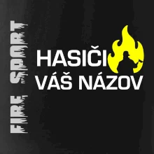 Hasiči - Váš názov - FLUO + Reflexná potlač