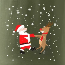 Tancujúci Santa a sob