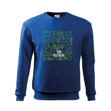 Som vegetarián - zelenina vo štvorci