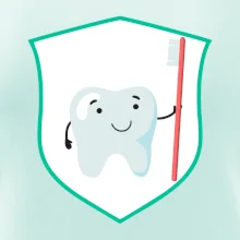 Zúbok na prsníku - zubná kefka