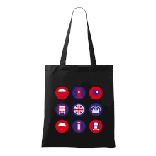 Anglicko symboly v kruhoch